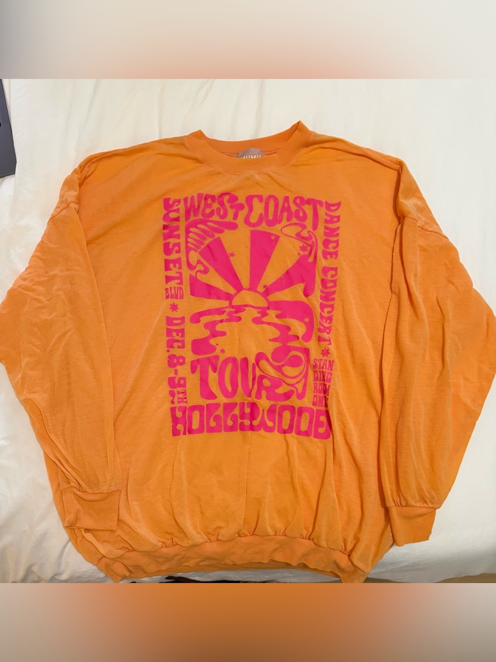 Show Me Your MuMu Orange Lightweight Pullover Sweatshirt